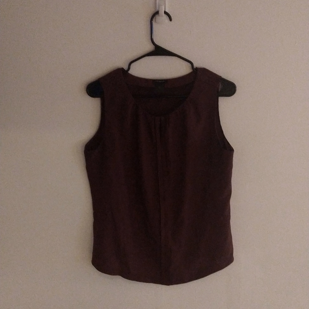 Ann Taylor M Maroon Business Casual Tank